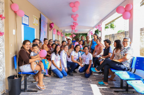 Outubro Rosa - Unidade Básica do Santa Luzia promove ações de prevenção em saúde voltadas às mulheres   