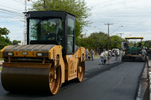 Obras na avenida Benjamin Constant seguem em ritmo acelerado 