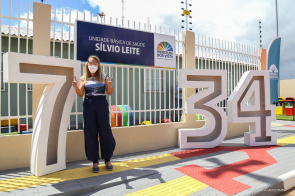 Saúde - Prefeita Teresa entrega unidade de saúde reformada no bairro Silvio Leite