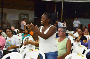 Braços Abertos: Presença da prefeita no bairro Cidade Satélite garante gestão participativa no município