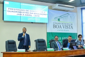 Secretário destaca na Câmara Municipal principais investimentos na educação em Boa Vista  