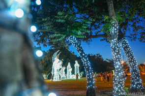 Então é natal! - Decoração natalina especial atrai famílias para praças e áreas públicas de Boa Vista