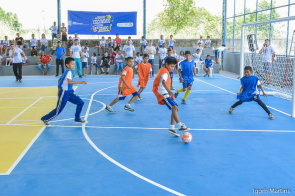 Cerca de 250 alunos das áreas rurais disputam o festival esportivo das escolas do campo