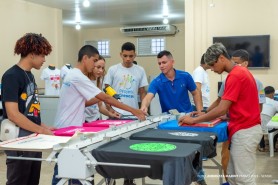 Integrantes do Projeto Crescer expõem produções nesta sexta-feira, 20