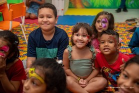 Brincando e aprendendo: Crianças se encantam com o espaço lúdico da ação Prefeitura Com Você