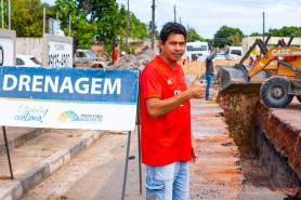INFRAESTRUTURA  - “Só temos a agradecer”, diz morador do Bairro Santa Tereza sobre obras de drenagem da prefeitura