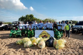 Mais de 500 quilos de resíduos foram recolhidos na 1ª ação do Projeto Praia Limpa