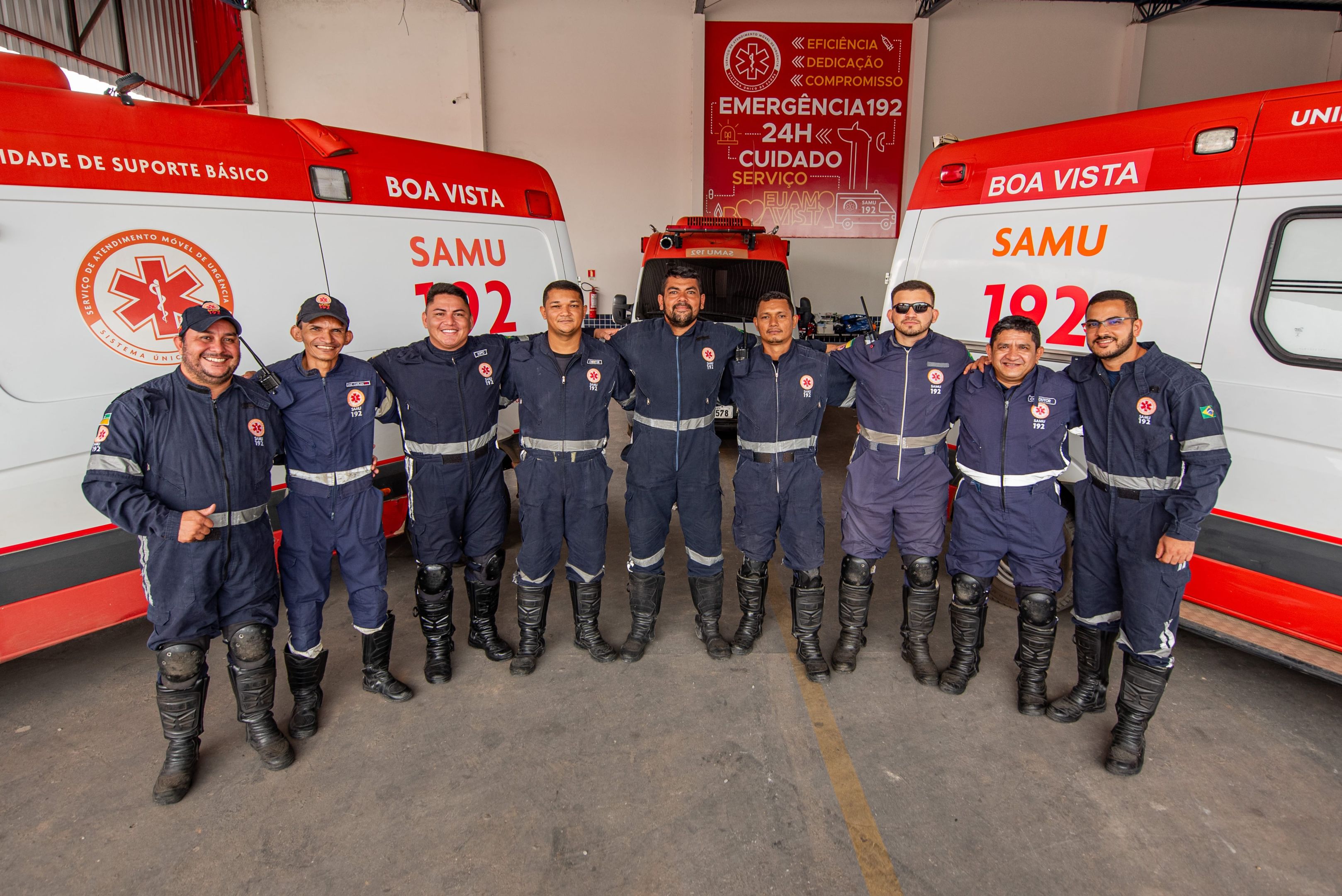 Agentes do SAMU Boa Vista (Sede do SAMU) - Ft Jonathas Oliveira