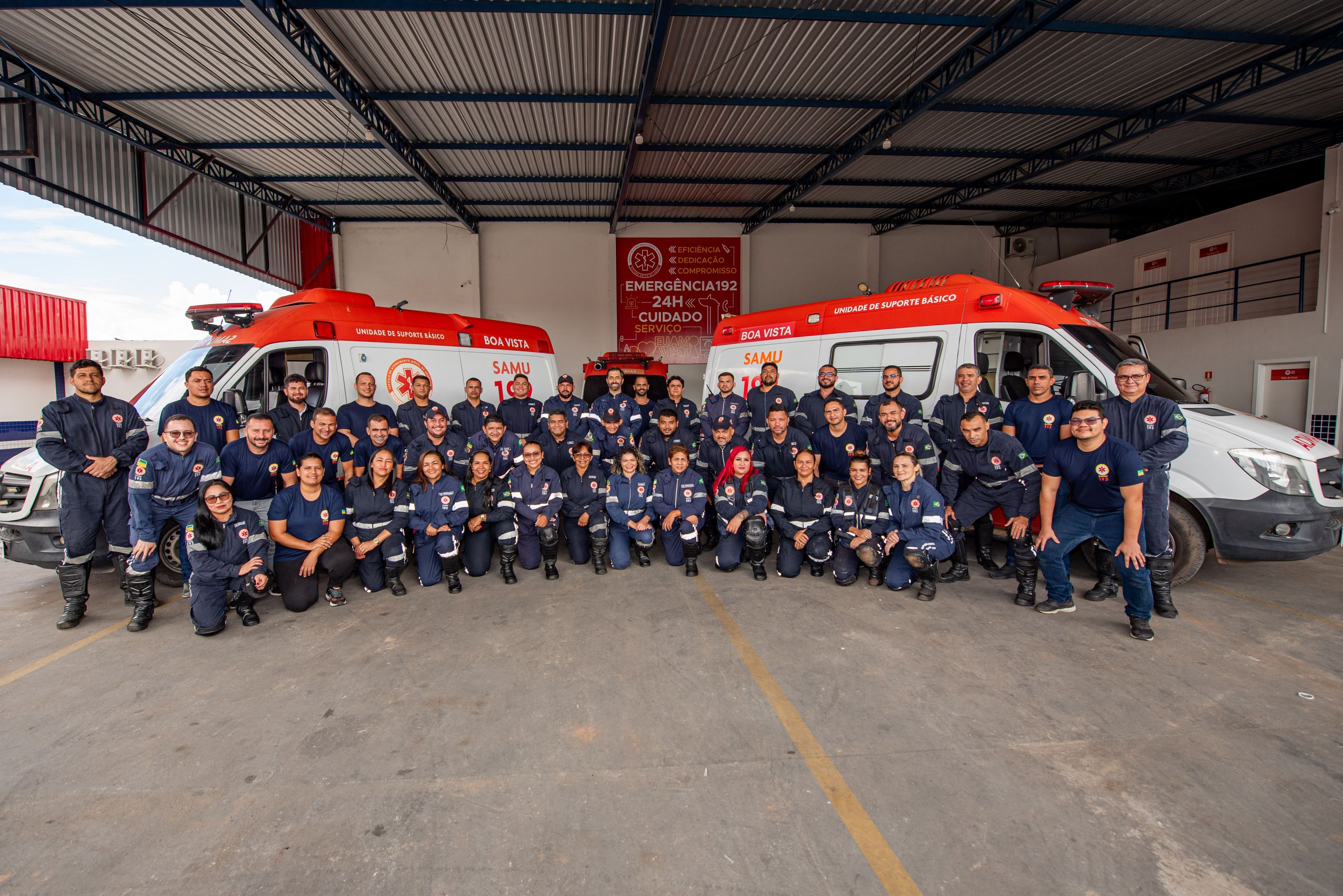 Agentes do SAMU Boa Vista (Sede do SAMU) - Ft Jonathas Oliveira